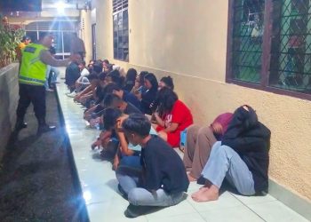 Patroli Gabungan, 15 Pasangan Muda-mudi Terjaring Razia Petugas di Dalam Hotel