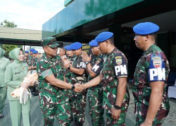 Safari Ramadhan 1446 H, Pangdam I/BB Sambangi Markas Denpom 1/5 Medan