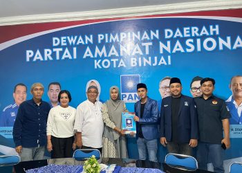 Haji Irwan Maju Calonkan Diri Dalam Pendaftaran Ketua PAN Binjai