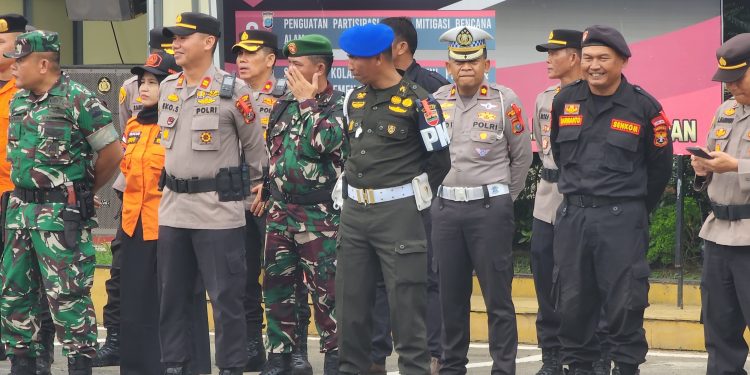 Denpom I/5 Ikut Apel Gelar Pasukan Operasi Ketupat Toba 2025 di Medan