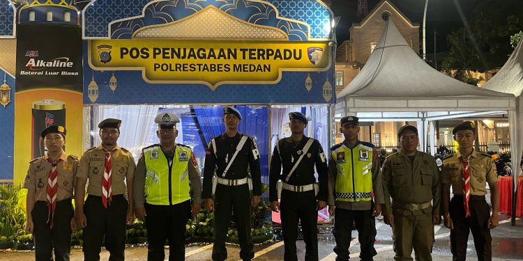 Pastikan Keamanan Jelang Idul Fitri 1446 H, Personel Denpom 1/5 Medan Gelar Patroli ke Pos Pam Ops Ketupat Toba 2025