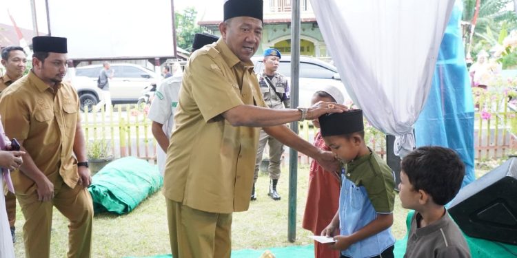 Bupati Langkat Syah Afandin Launching Desa Digital Teluk Bakung dan Tutup Safari Ramadhan