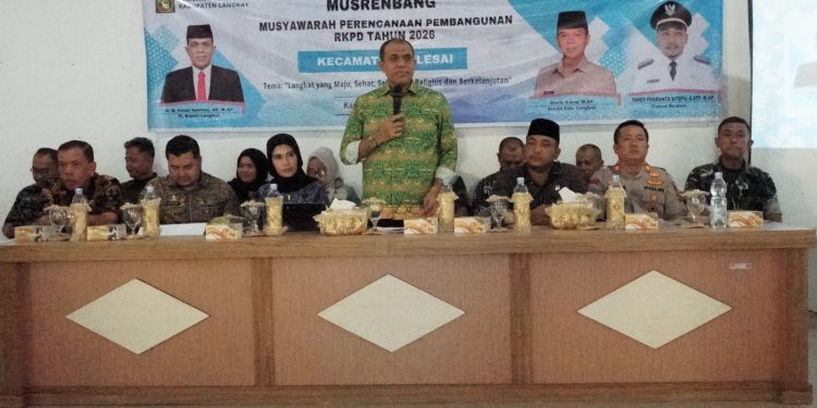 Pj. Bupati Langkat Buka Musrenbang Kecamatan Selesai: Prioritaskan Infrastruktur dan Kesejahteraan.