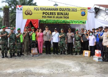 Pastikan Mudik Aman dan Nyaman, Wali Kota Binjai Tinjau Pos Pam dan Pos Yan Idulfitri 1446 H