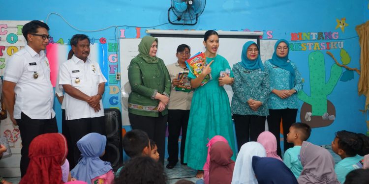 Ketua TP PKK Sumut Kunjungi Posyandu di Kota Binjai