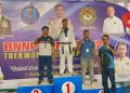 Ditres Narkoba Poldasu Juara 1 Kejuaraan Tekwondo BNNP Sumut