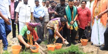 Wujud Nyata Keharmonisan, Wali Kota Binjai Letakkan Batu Pertama Renovasi Kuil Shri Shivan