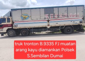 Kapolsek Sungai Sembilan Telusuri Asal Usul ± 10 Ton Arang Kayu Seludupan ke Dumai                 