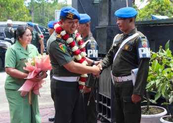 Kunker ke Subdenpom 1/5-3 Pangkalan Brandan, Letkol Cpm Hanri Wira Kusuma Tekankan Pentingnya Perkuat Sinergitas