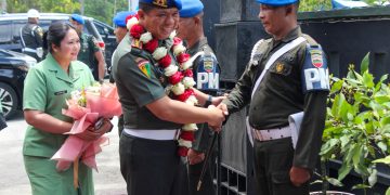 Kunker ke Subdenpom 1/5-3 Pangkalan Brandan, Letkol Cpm Hanri Wira Kusuma Tekankan Pentingnya Perkuat Sinergitas