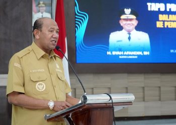 Bupati Langkat Syah Afandin Sampaikan Prioritas Pembangunan di Hadapan Banggar DPRD Sumut