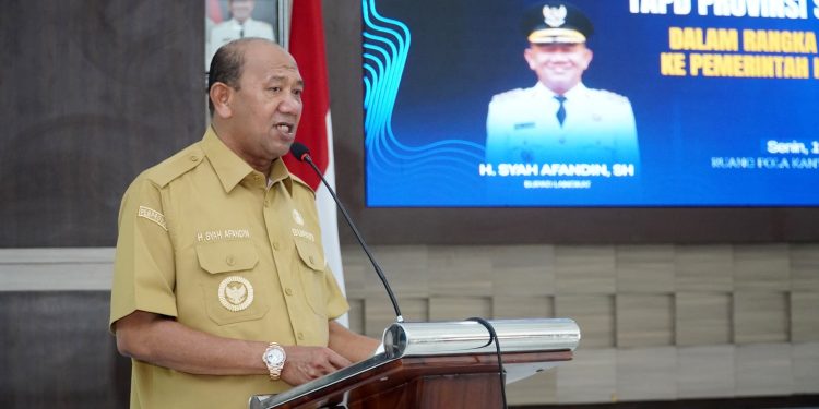 Bupati Langkat Syah Afandin Sampaikan Prioritas Pembangunan di Hadapan Banggar DPRD Sumut