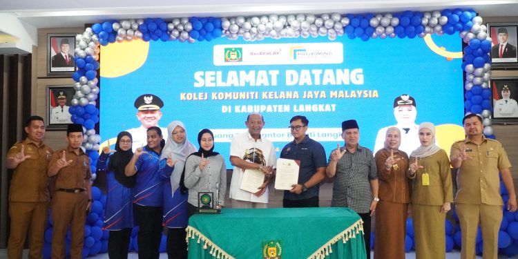 Bupati Langkat Terima Kunjungan Kolej Komuniti Malaysia, Kolaborasi Pendidikan Antarbangsa