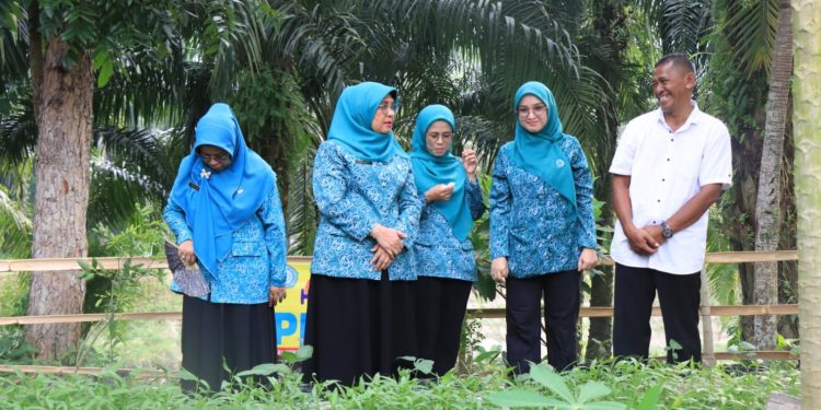 TP PKK Kota Binjai Serahkan Bantuan Lingkungan di Hari Lingkungan Hidup Sedunia 2025