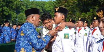 Bupati Langkat Syah Afandin Pimpin Upacara Harla Pancasila 2025: Serukan Penguatan Nilai Kebangsaan