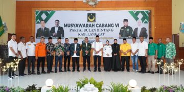 Syah Afandin Hadiri Muscab VI PBB Langkat: Dorong Sinergi Politik untuk Pembangunan Daerah