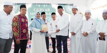 Bupati Langkat Syah Afandin Zikir Akbar Bersama Masyarakat, Haru Dengarkan Lansia Baca Al-Qur’an