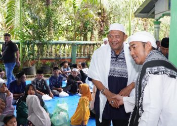 Bupati Langkat Syah Afandin Santuni 500 Anak Yatim di Pantang Suluk Akbar Muharram