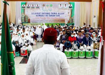 Wakil Wali Kota Binjai Sambut Jamaah Haji di Asrama Haji Medan