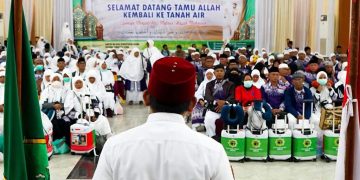 Wakil Wali Kota Binjai Sambut Jamaah Haji di Asrama Haji Medan