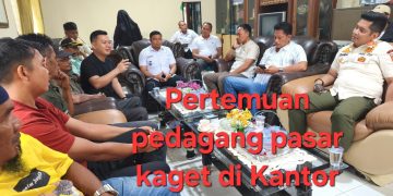 Pembukaan Pasar Kaget Camat Sungai Sembilan Turun Tangan Pedagang Capai Kesepakatan 