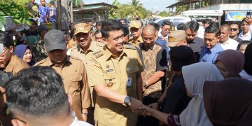 Bupati Langkat Dampingi Gubernur Sumut Tinjau Pengerukan Waduk Tanjung Pura