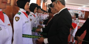 Wali Kota Binjai Kukuhkan 62 Anggota Paskibraka Tahun 2025