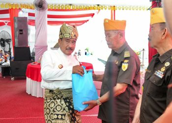 Ramah Tamah Bersama Veteran, Pemko Binjai Serahkan Bantuan Tali Asih