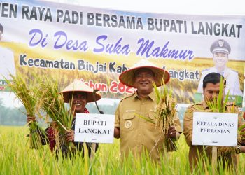 Bupati Langkat Resmikan Kilang Padi Sukma Jaya dan Dukung Ketahanan Pangan Desa Suka Makmur