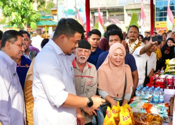 Pemko Binjai Gelar Gerakan Pangan Murah, Gubernur Sumut Tinjau Langsung Pelaksanaan