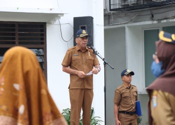 Pemko Binjai Gelar Apel Gabungan, Sekda Tekankan Tugas Pelayanan Publik