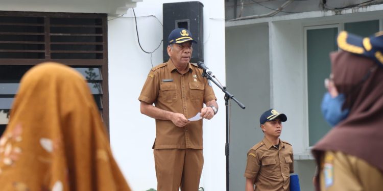 Pemko Binjai Gelar Apel Gabungan, Sekda Tekankan Tugas Pelayanan Publik