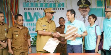 Syah Afandin Launching Program LVNG Pemantauan Kesehatan Digital Anak di Langkat