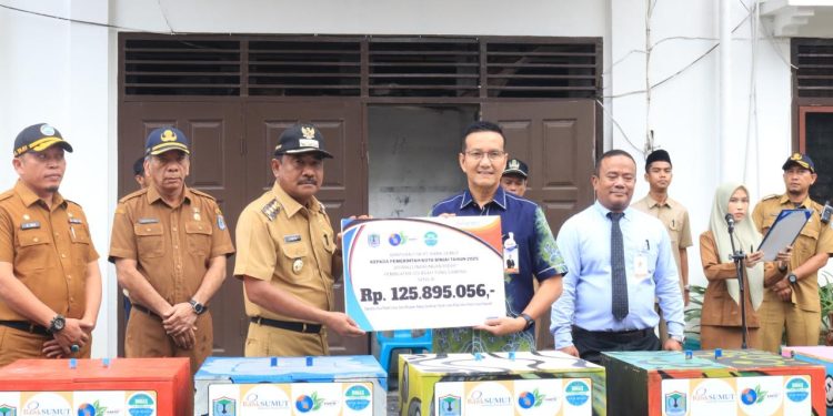 Apel Gabungan Pemko Binjai Dirangkai Penyerahan CSR Bank Sumut