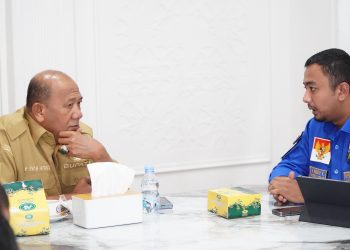 Syah Afandin Sambut Audiensi KNPI Langkat, Tekankan Musda Tanpa Dualisme