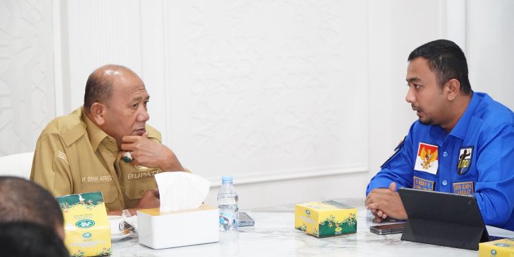 Syah Afandin Sambut Audiensi KNPI Langkat, Tekankan Musda Tanpa Dualisme