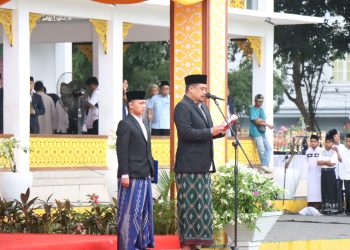 Pemko Binjai Gelar Apel Akbar Hari Santri Nasional Tahun 2025 Tingkat Provinsi Sumatera Utara