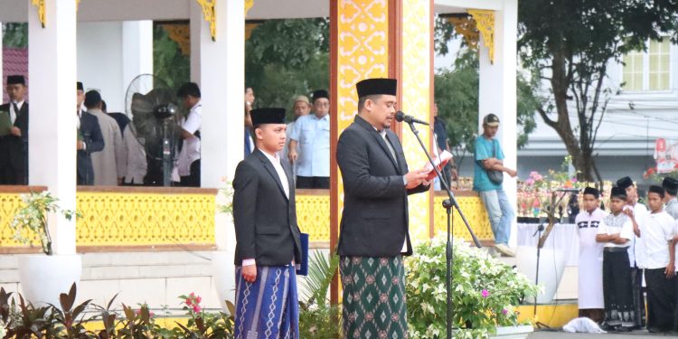 Pemko Binjai Gelar Apel Akbar Hari Santri Nasional Tahun 2025 Tingkat Provinsi Sumatera Utara