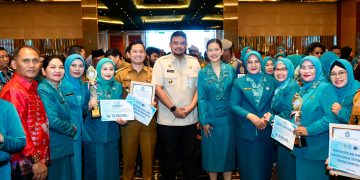 PKK Kota Binjai Raih Tiga Penghargaan pada Lomba Hari Kesatuan Gerak PKK Tingkat Provinsi Sumatera Utara Tahun 2025