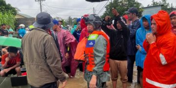 Banjir Landa Sejumlah Titik, Wali Kota dan Wakil Wali Kota Binjai Pastikan Penanganan Berjalan Cepat