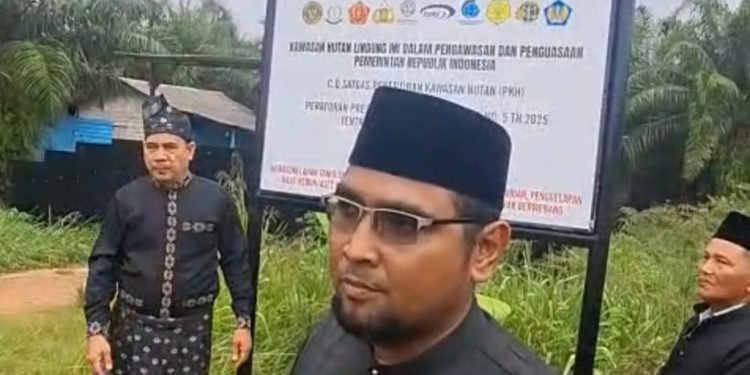 Ninik Mamak Apresiasi Satgas PKH Pasang Plang di Kawasan Hutan Lindung Sedinginan