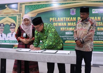 Wali Kota Binjai Hadiri Pelantikan Pimpinan Cabang DMI Kecamatan se-Kota Binjai, Dukung Penguatan Kemakmuran Masjid