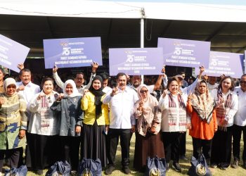 Bupati Syah Afandin Apresiasi Menteri Imigrasi dan Pemasyarakatan Salurkan 10 Ribu Paket Sembako di Langkat