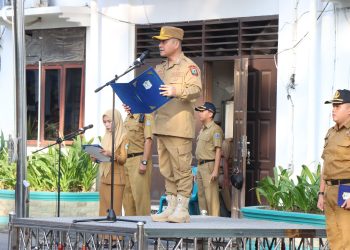 Pimpin Apel Gabungan, Pj. Sekdako Binjai Tekankan Percepatan Penyusunan LKPD 2025