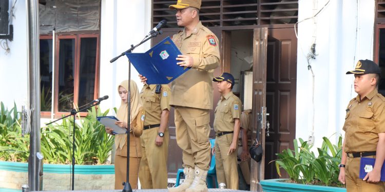 Pimpin Apel Gabungan, Pj. Sekdako Binjai Tekankan Percepatan Penyusunan LKPD 2025