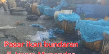 Pasar Tradisional Bundaran Imam Munandar Semrawut, Ruas Jalan Menyempit dan Pasar Ikan Bau Busuk