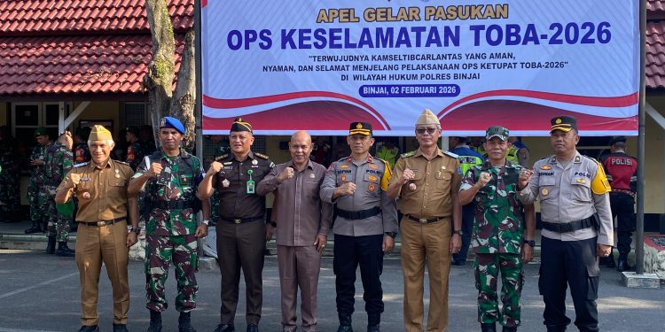 Polres Binjai Gelar Apel Operasi Keselamatan Toba 2026 Jelang Ramadan dan Idul Fitri