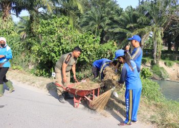 Gotong Royong Gerakan Indonesia Asri, Pemko Binjai Tanam 50 Bibit Pohon di Sekitar Pasar Tavip