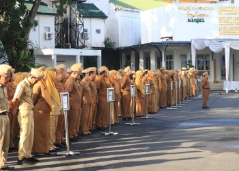 Apel Gabungan Pemko Binjai, Sekda Tekankan Penguatan Ketahanan Pangan dan Disiplin ASN