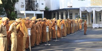 Apel Gabungan Pemko Binjai, Sekda Tekankan Penguatan Ketahanan Pangan dan Disiplin ASN